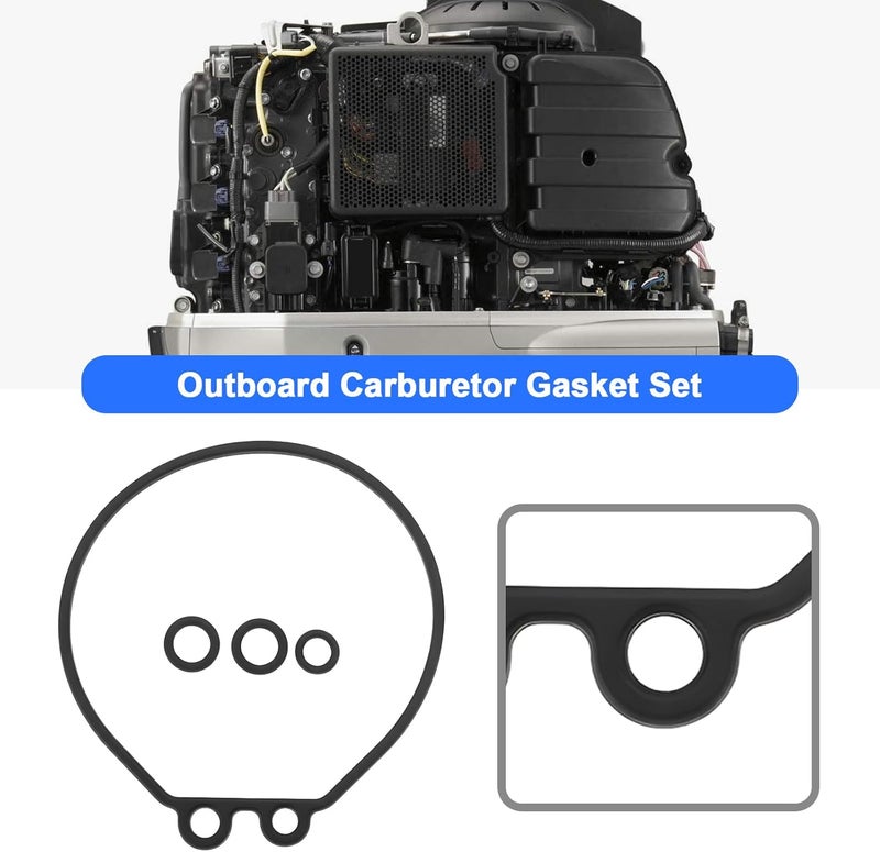 OTOTEC 1 Set Outboard Carburetor Gasket Set 16010-ZV4-005 Compatible with Honda 9.9/15/20/25/30/40/50/75/90 HP - Image 4
